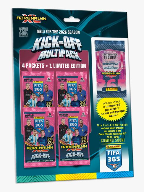 Panini FIFA 365 Adrenxl Samlarkort 2026 Kick-Off Pack