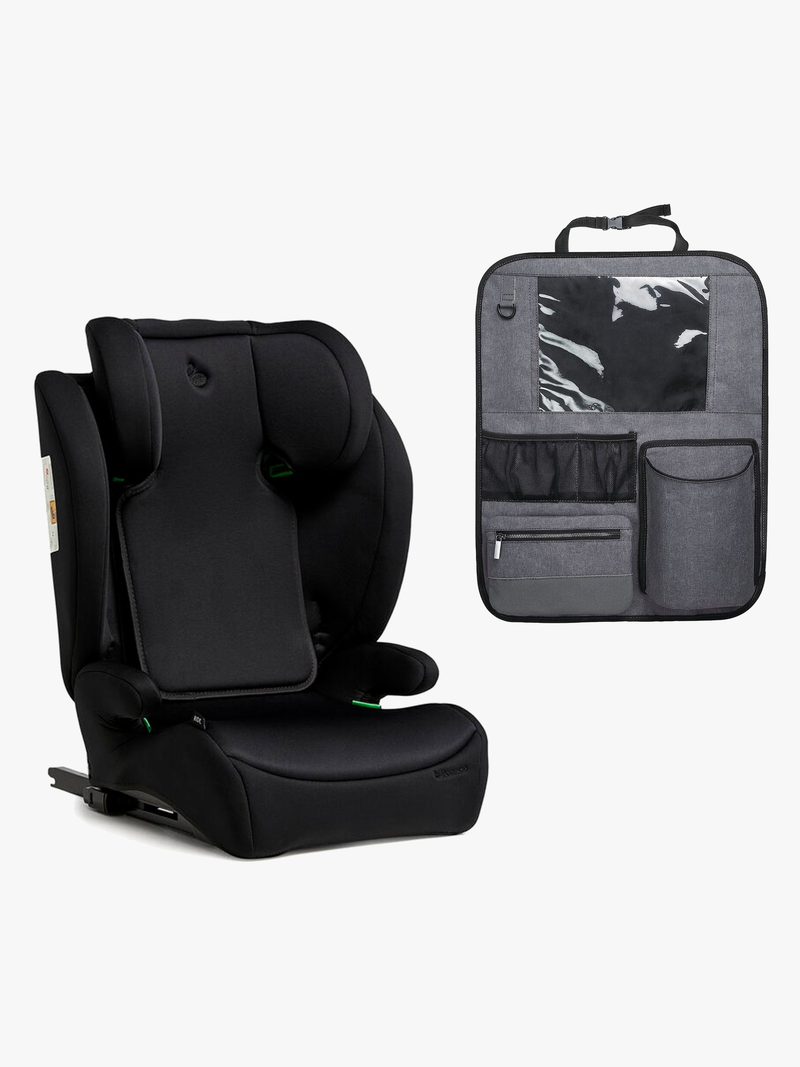 Beemoo Ride i-Size Bältesstol ISOFIX inkl. Beemoo Deluxe Sparkskydd med Förvaring