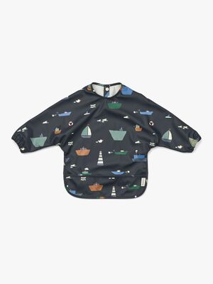 LIEWOOD Merle Cape Haklapp med Tryck, Sailing/Classic navy