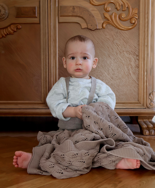 Vinter & Bloom Moment Filt EKO, Taupe Brown