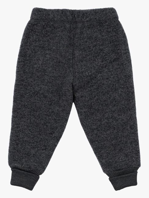 Mikk-Line Ullfleecebyxor Baby, Anthracite Melange