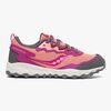 Saucony Peregrine Kids Shield Träningsskor, Berry/Coral