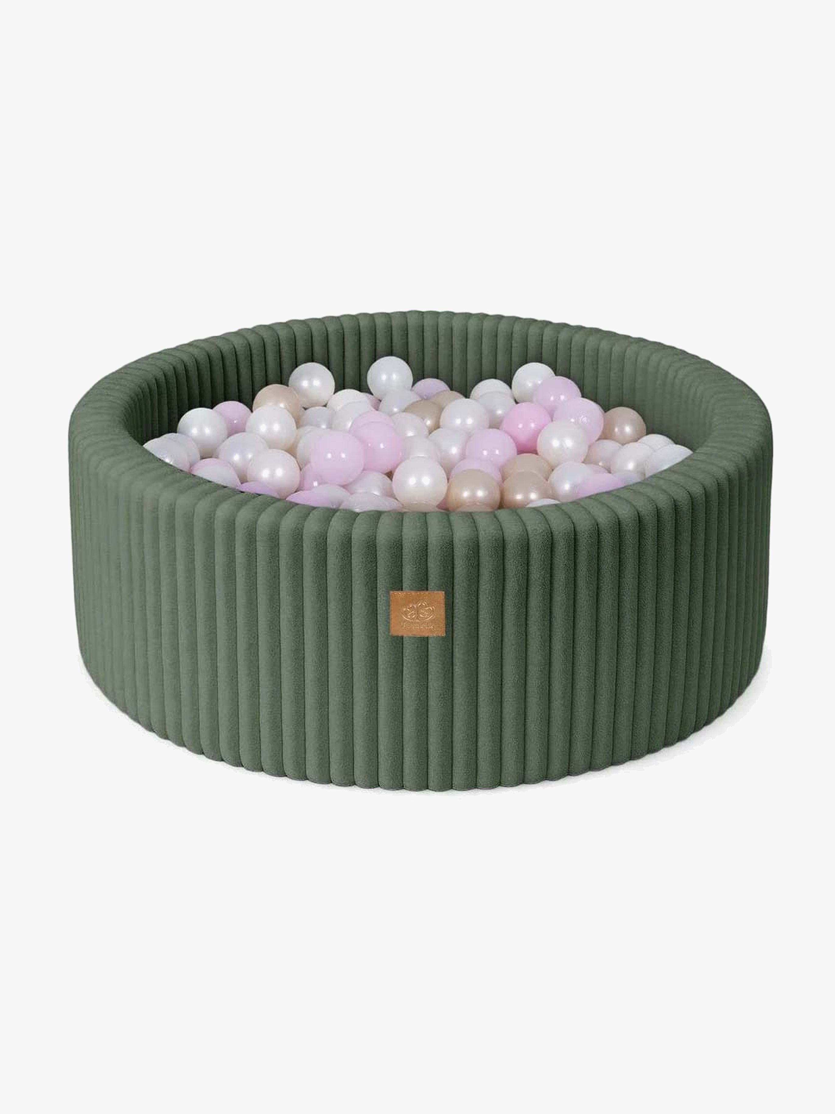 MeowBaby Churros Bollhav Olive Green, Pink/Gold