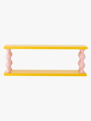 Bloomingville Bibiola Vägghylla, Gul