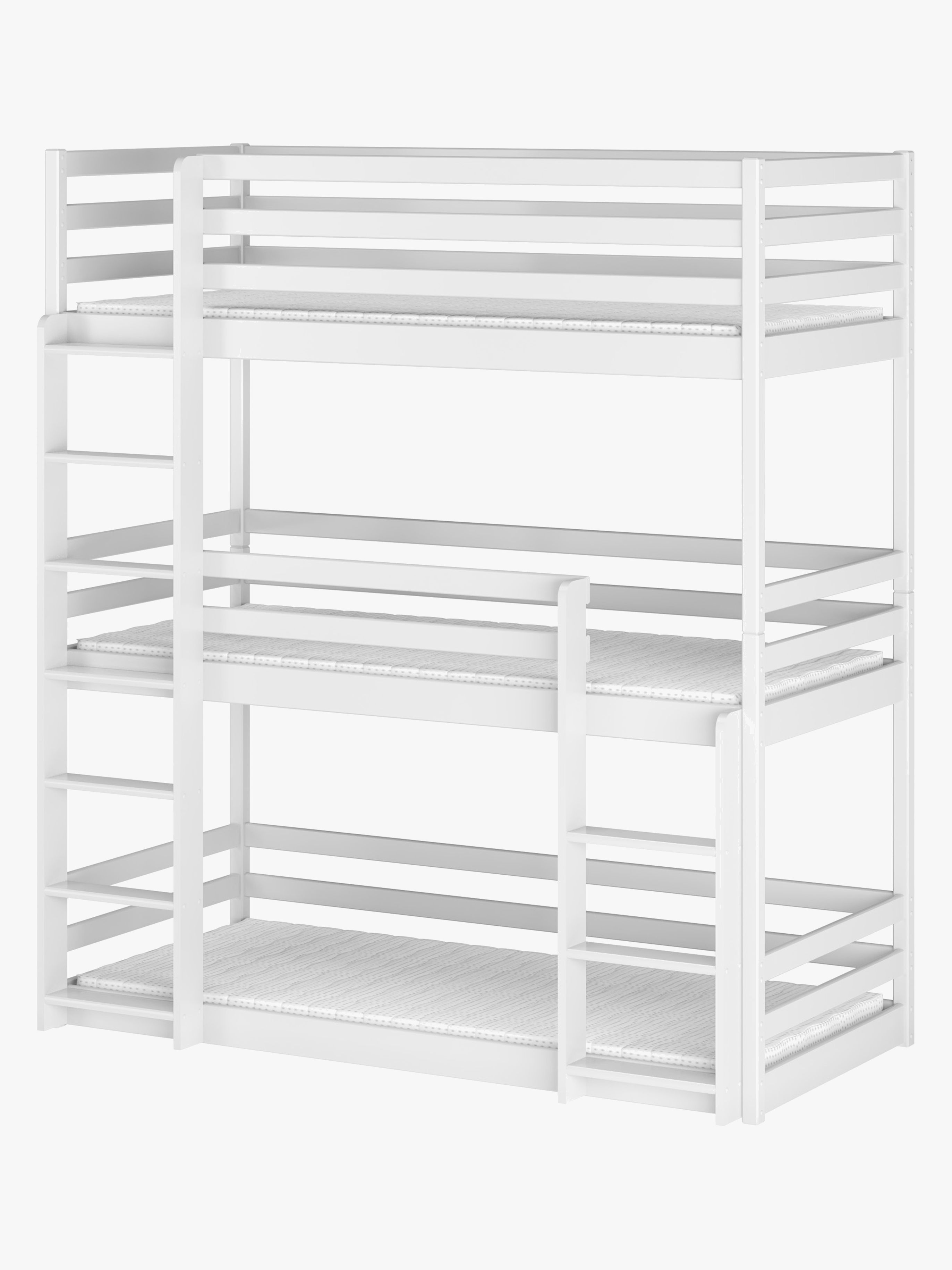 Lano Meble TED Trippel Våningssäng 80×180 Vit