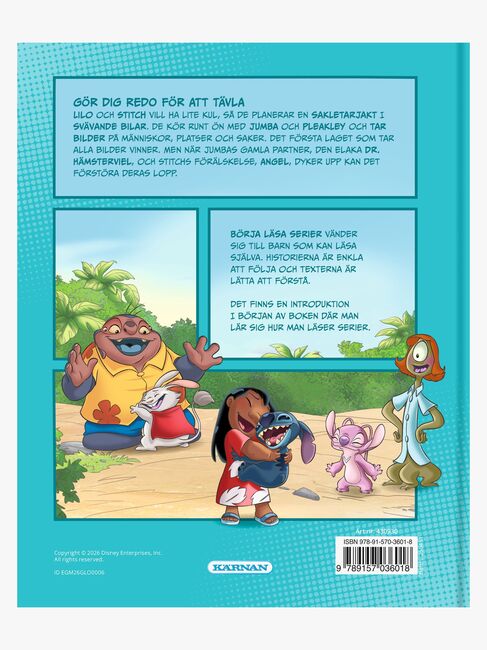 Egmont Kärnan Disney Stitch Börja Läsa Serier Bok