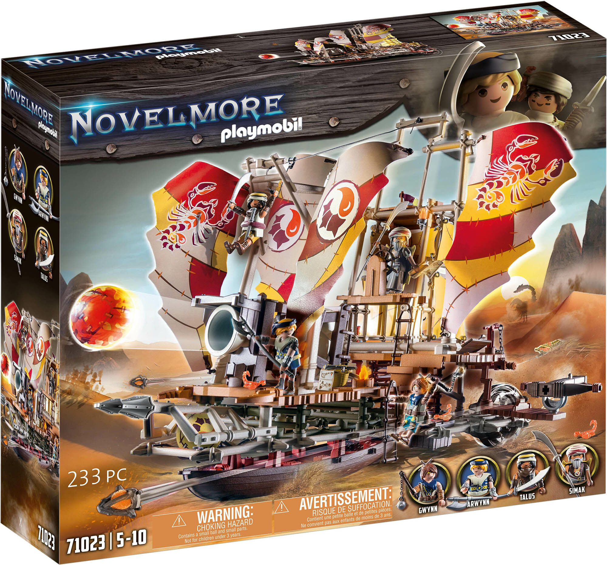 Playmobil Novelmore 71023 Sal’ahari Sands Lekset Sand Stormer