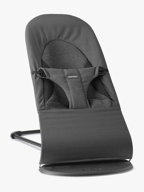BabyBjörn Balance Soft Babysitter Vävd/Jersey, Mörkgrå