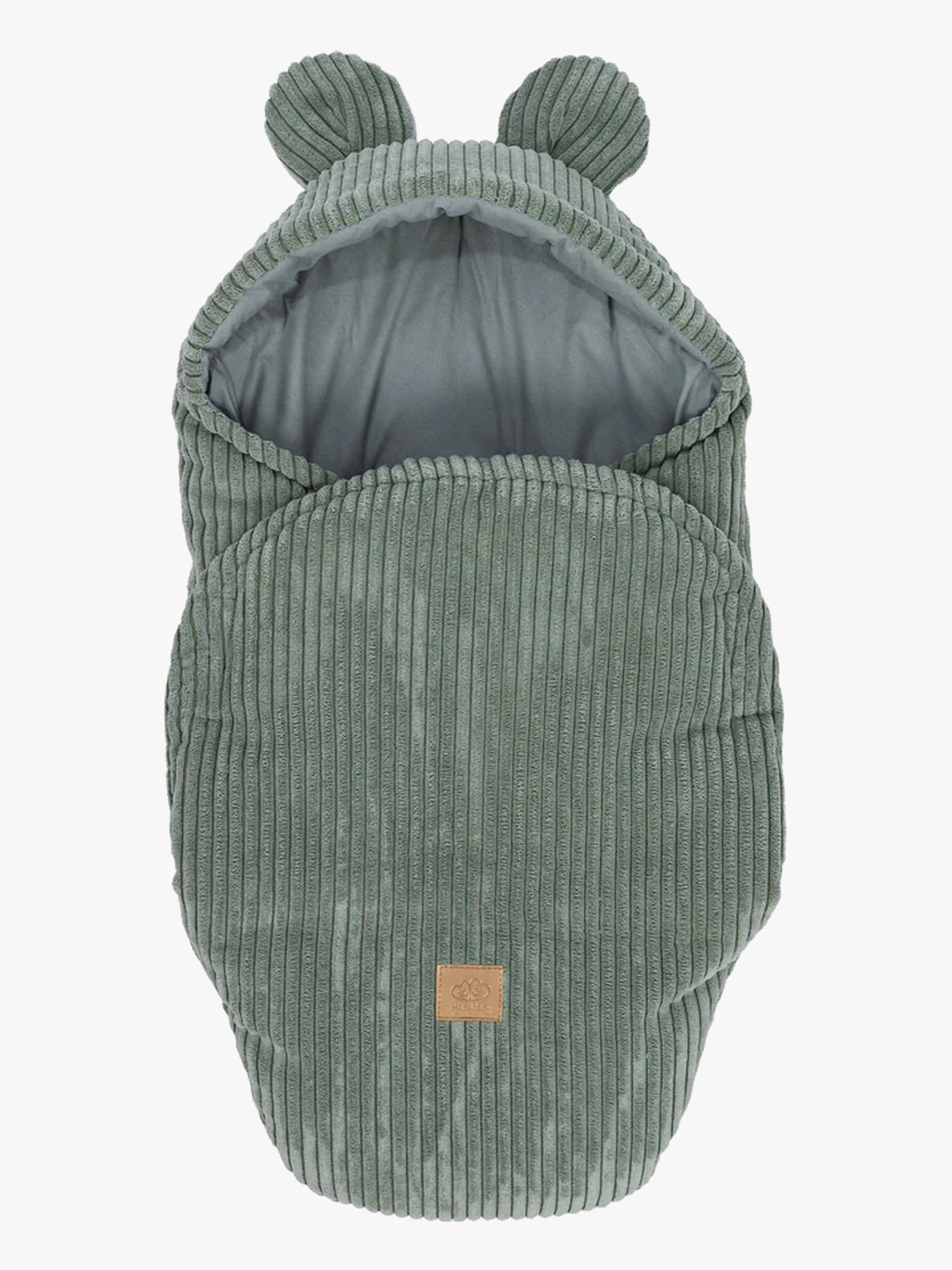 MeowBaby Aesthetic Swaddler med Björnöron, Olive Green