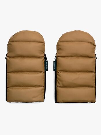 KONG.WALTHER Østerbro Puffer Barnvagnsvantar, Creme