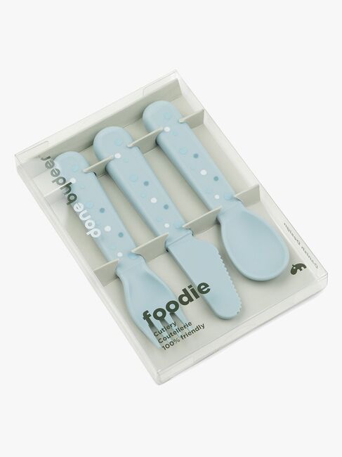 Done By Deer Foodie Bestick Happy Dots, Blå