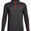 Under Armour Tech 1/2 Zip Träningströja, Charcoal Medium Heat
