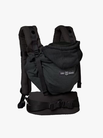 Love Radius HoodieCarrier 2 Bärsele, Black Forest