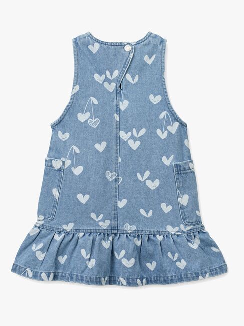 LIEWOOD Angelica Denimklänning, Sweetshearts/Light Blue Denim