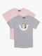 Luca & Lola Angel Topp 2-pack, Grey Melange
