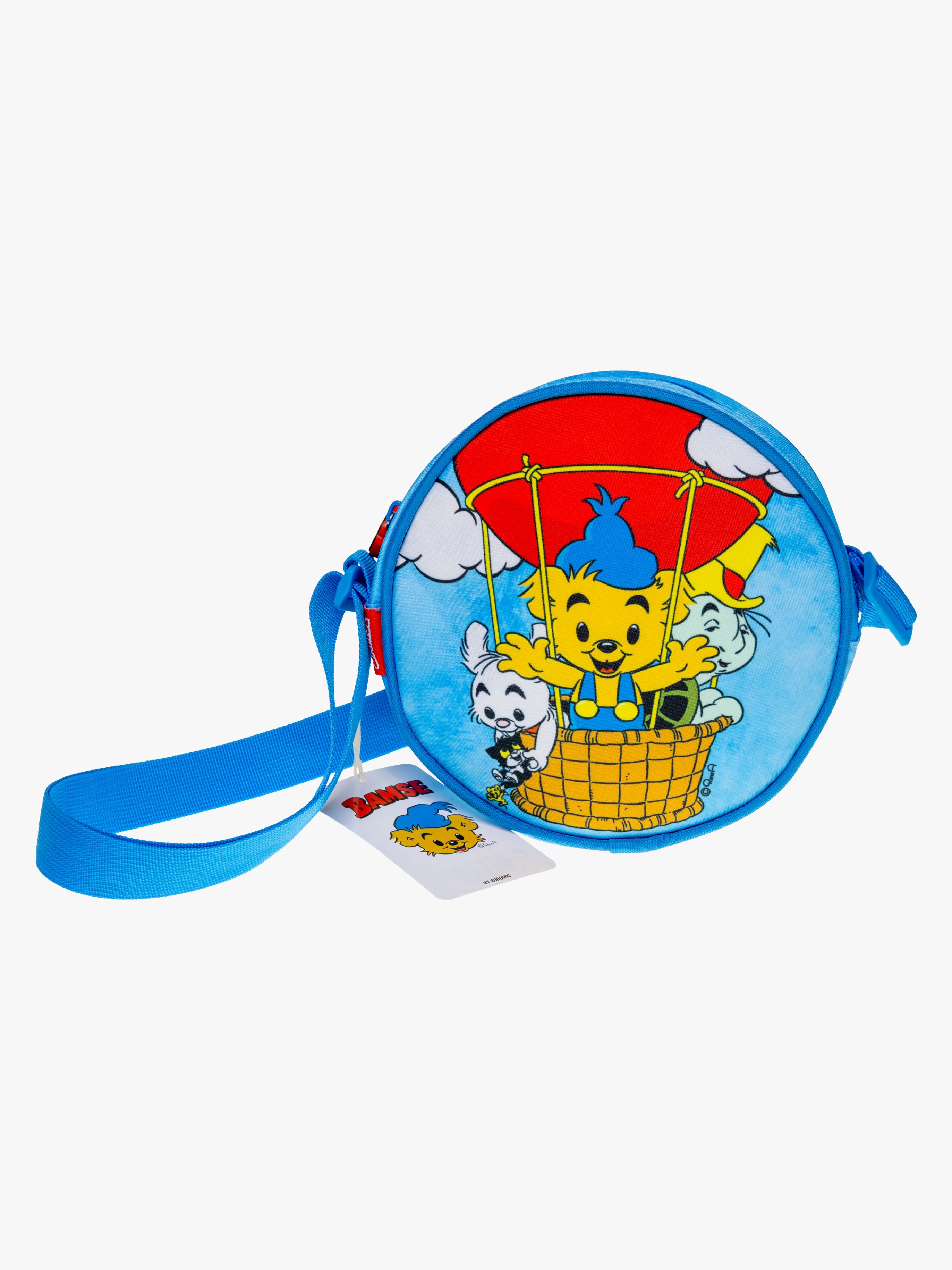 Bamse  Rund Väska, Blå
