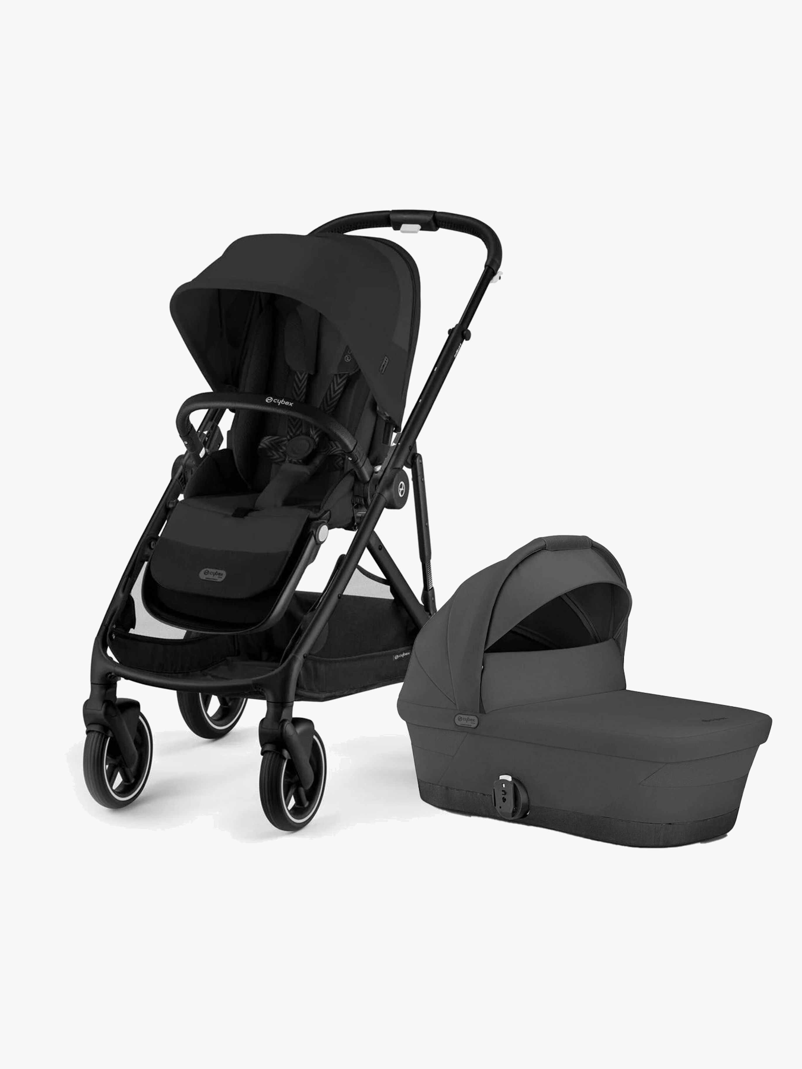 Cybex GAZELLE S Duovagn, Moon Black/Black
