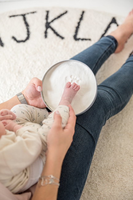 Tiny Love Babyprint Box Handavtryck Rund