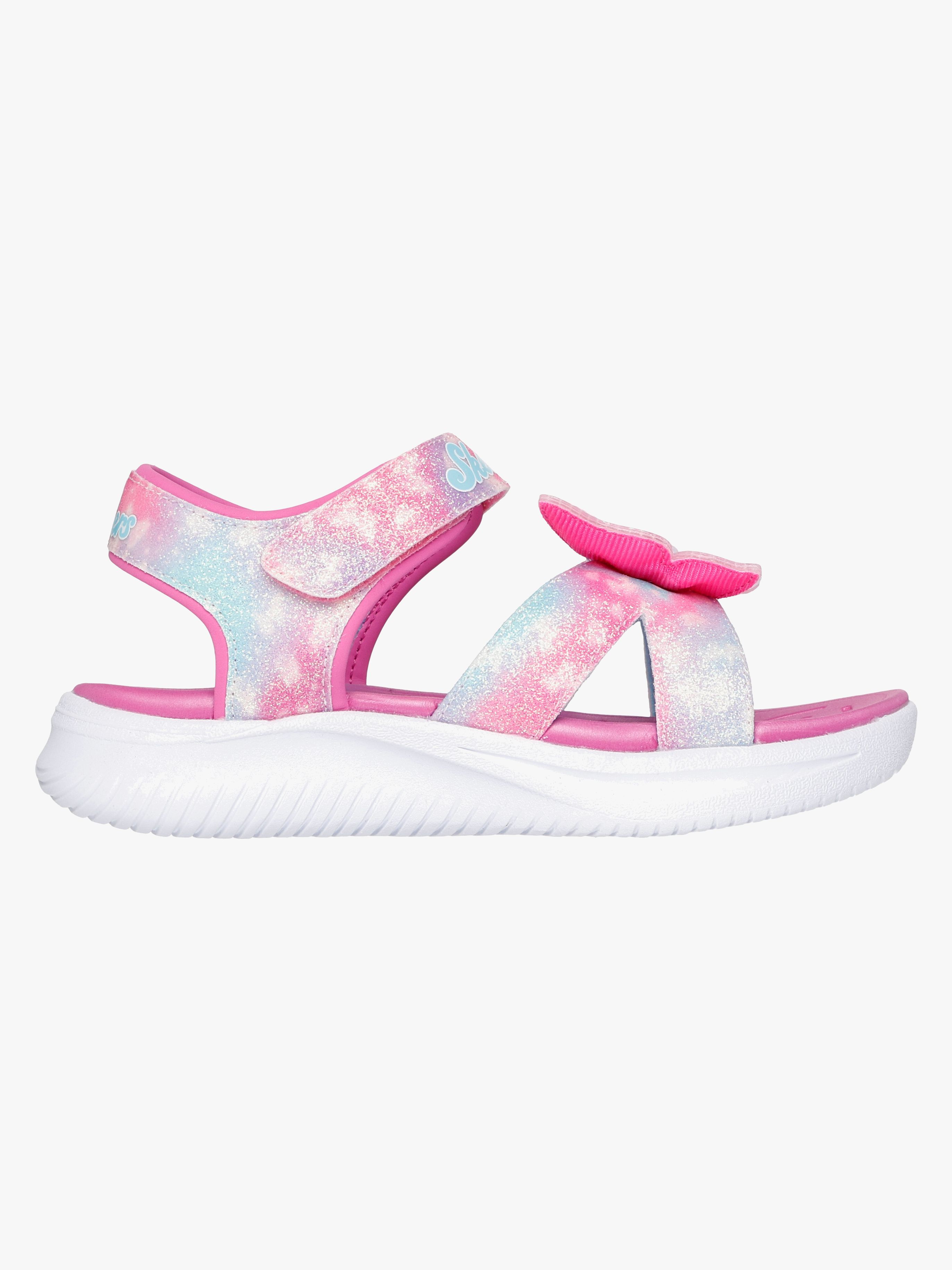 Skechers Jumpsters Butterfly Brites  Blinkande Sandaler, Pink, 32