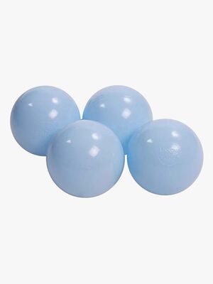 MeowBaby Bløde Plastikbolde 7 cm Til Boldbassin 50 Stk, Baby Blue