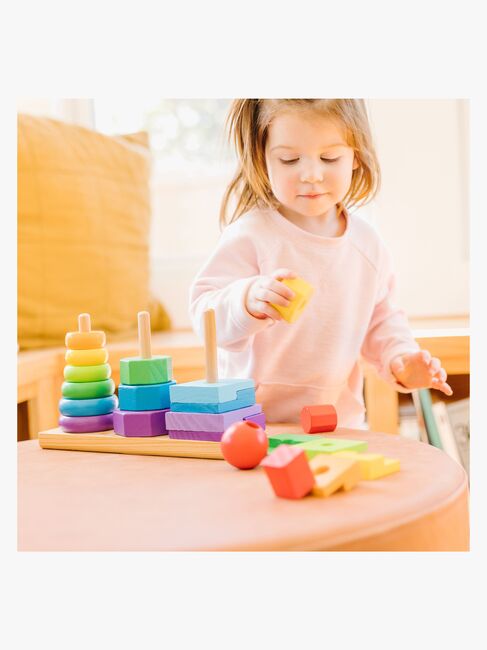 Melissa & Doug Stapeltorn med Klossar