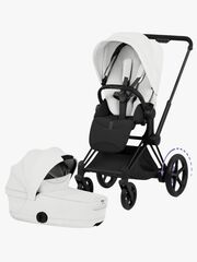 Cybex ePriam Style Duovagn, Matt Black/Off White