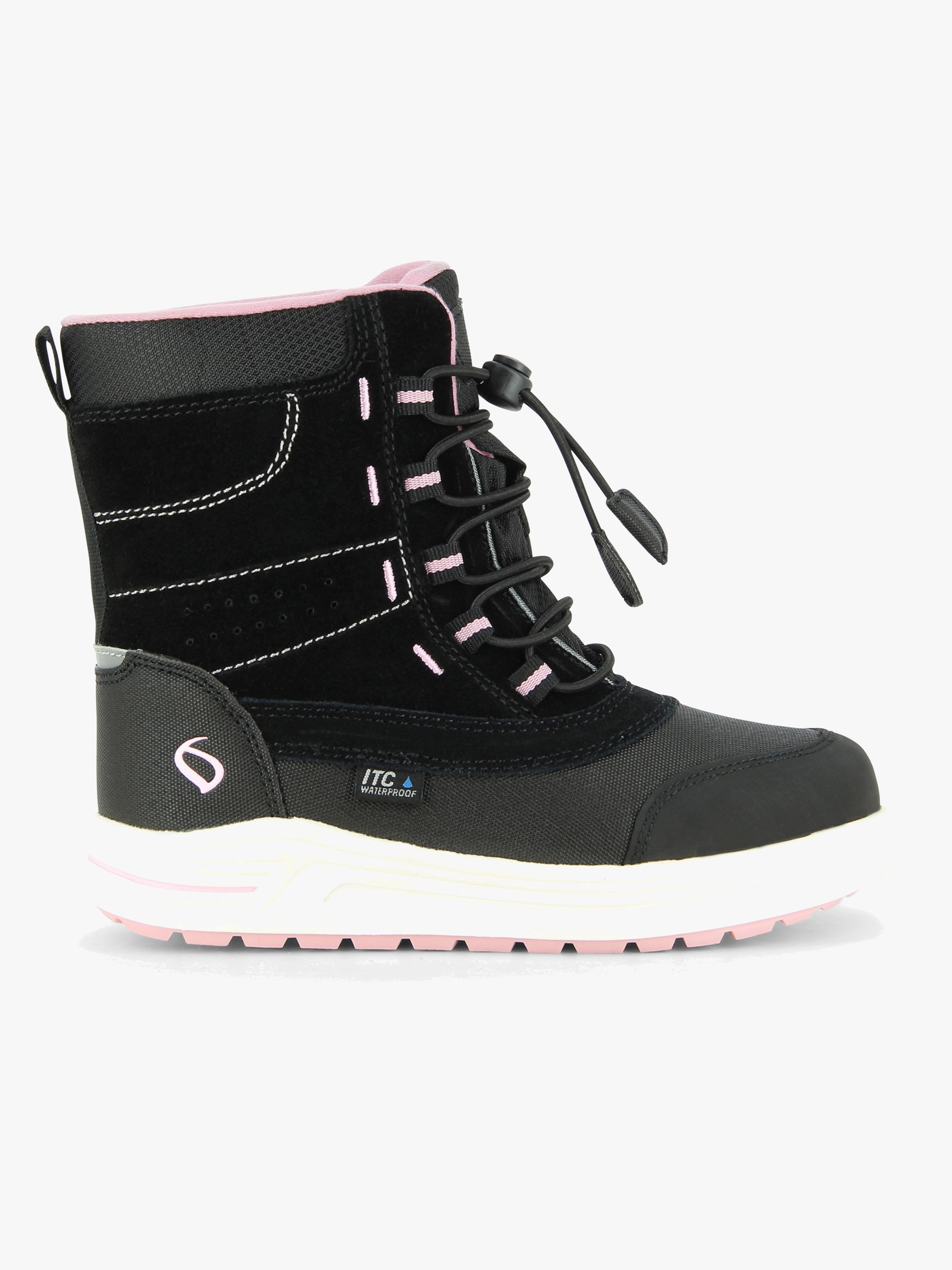 Leaf Jaren Vinterkängor Black/Pink 31