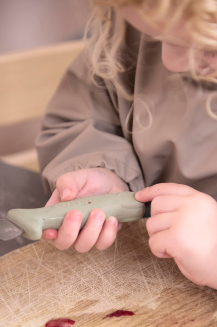 FILIBABBA Barnknivset 2-Pack, Powder Blue/Green