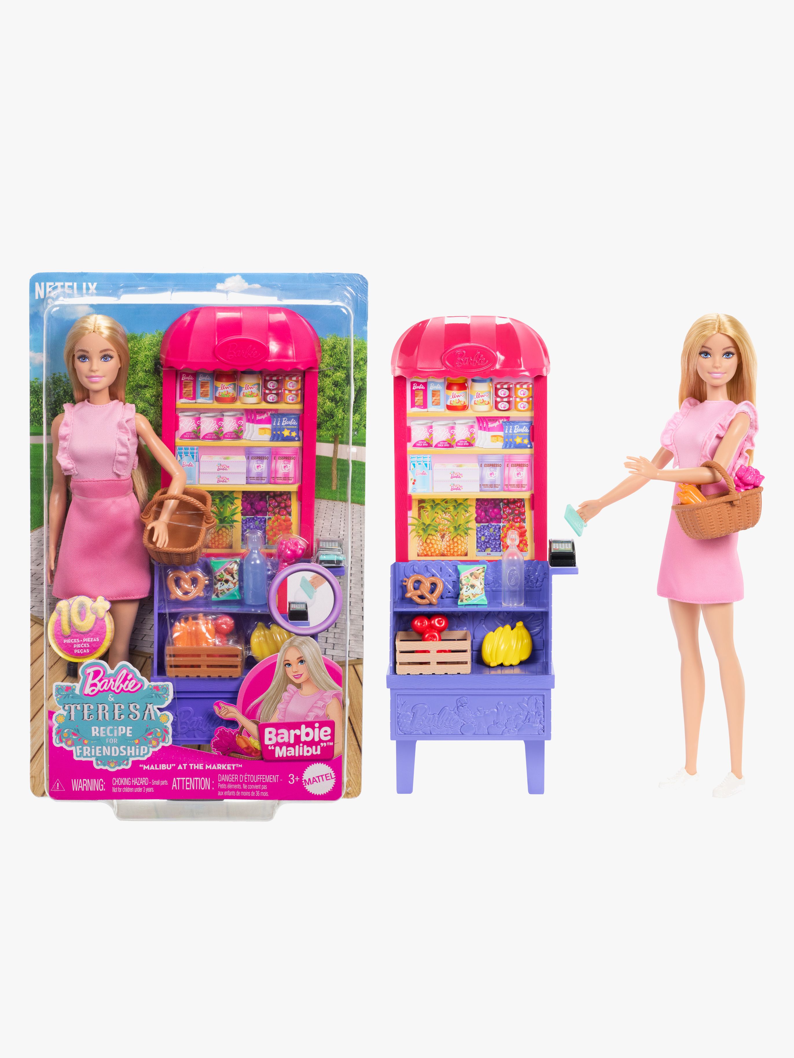 Barbie &  Teresa Recipe for Friendship Lekset med Docka Marknad