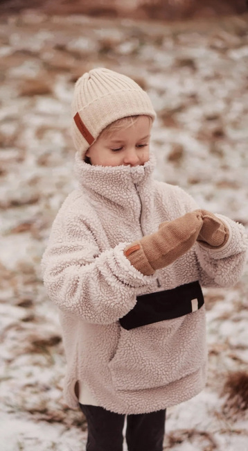 BabyMocs  Stickade Vantar, Caramel