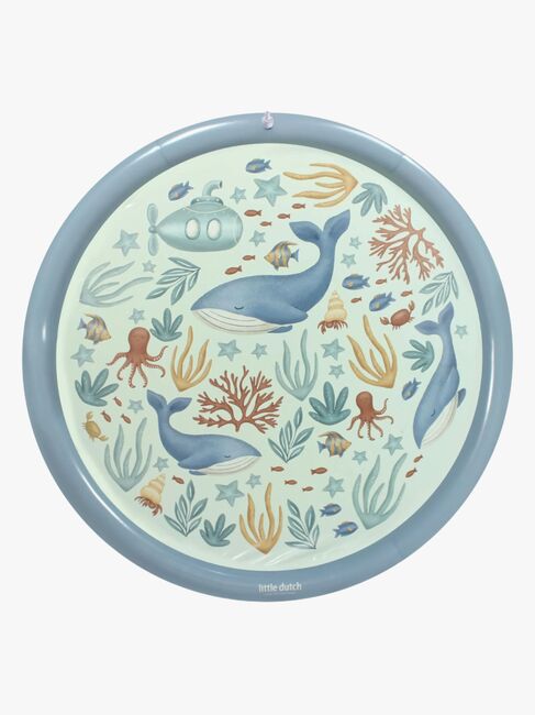 Little Dutch Ocean World Sprinklermatta, Blue
