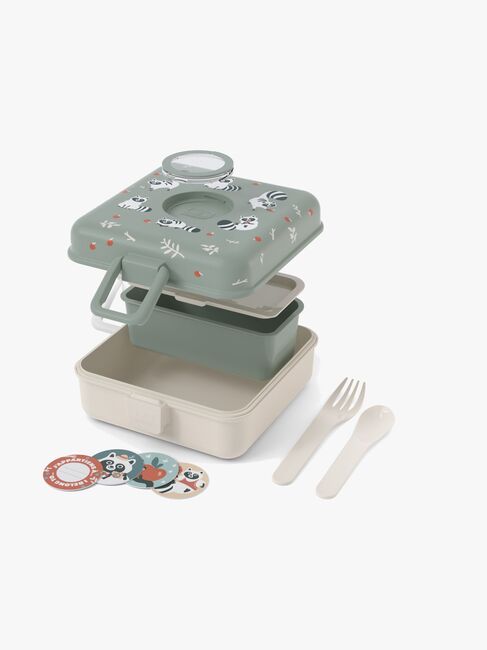 Monbento Snacky Bento Matlåda, Raccoon
