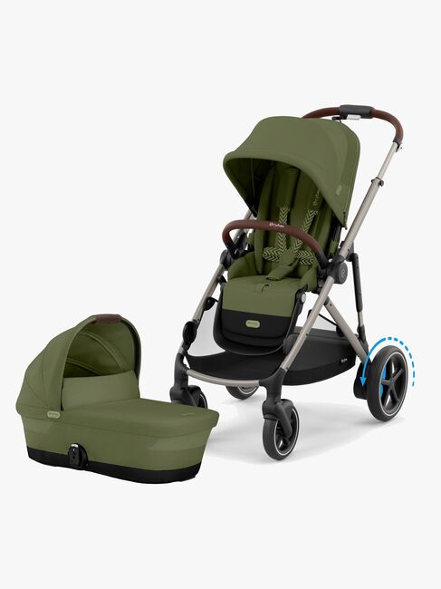 Cybex e-Gazelle S Duovagn, Moss Green/Taupe