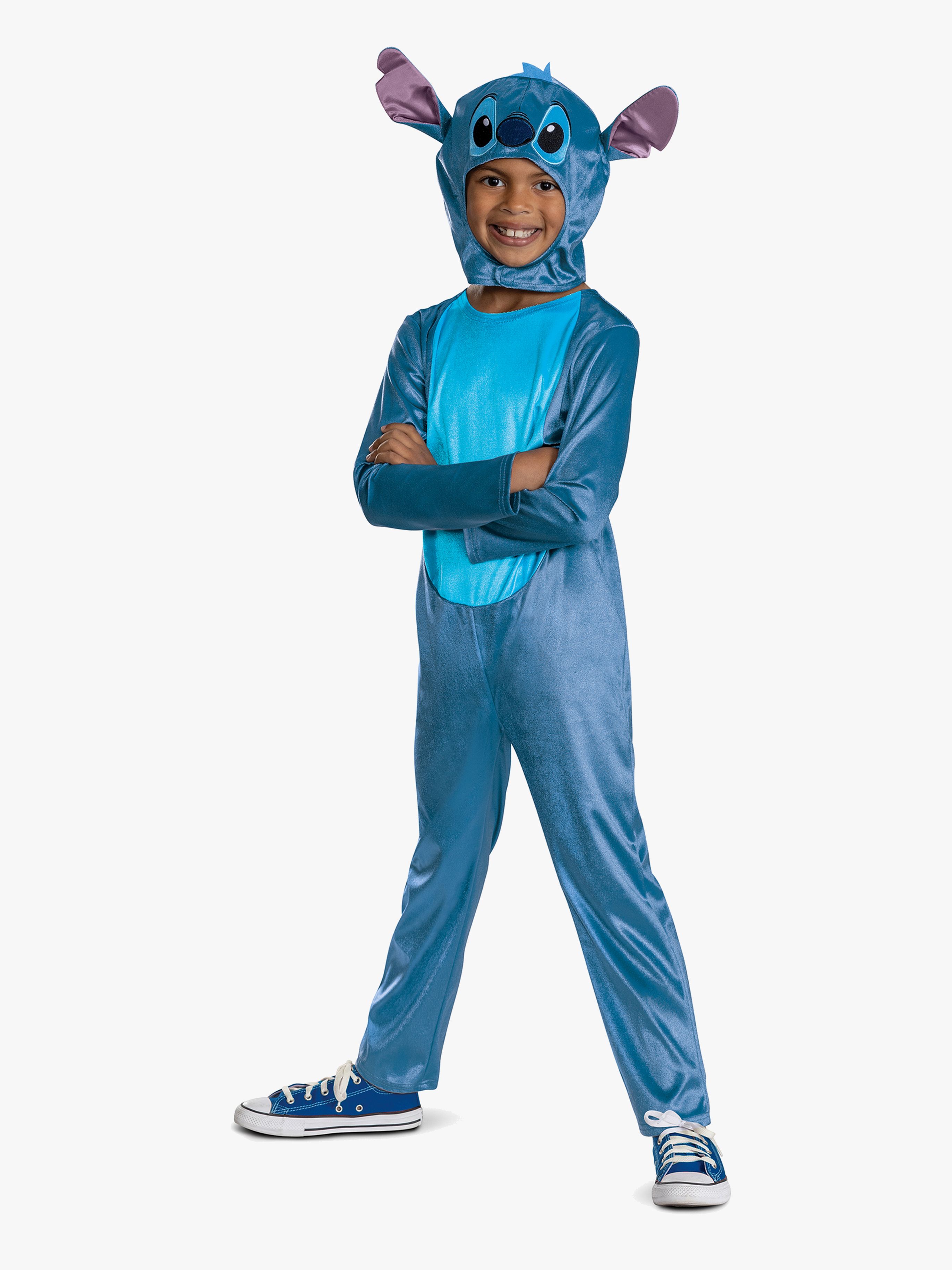 Disney Stitch Utklädnad med Huva, 7-8 år