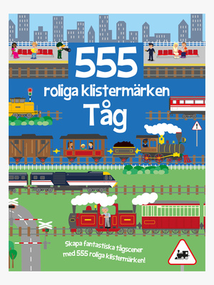Lind & Co Klistermärkesbok Tåg 555 st