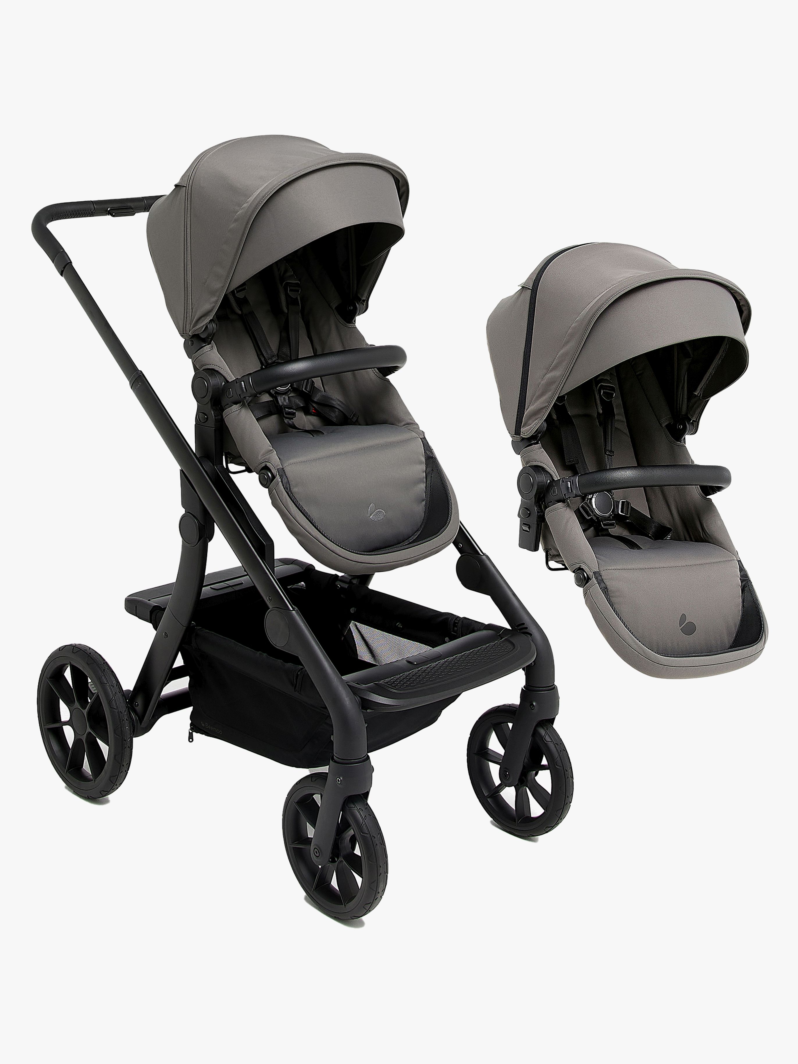 Beemoo Pro Max – syskonvagn i 23+ lägen, max 22 kg per sits