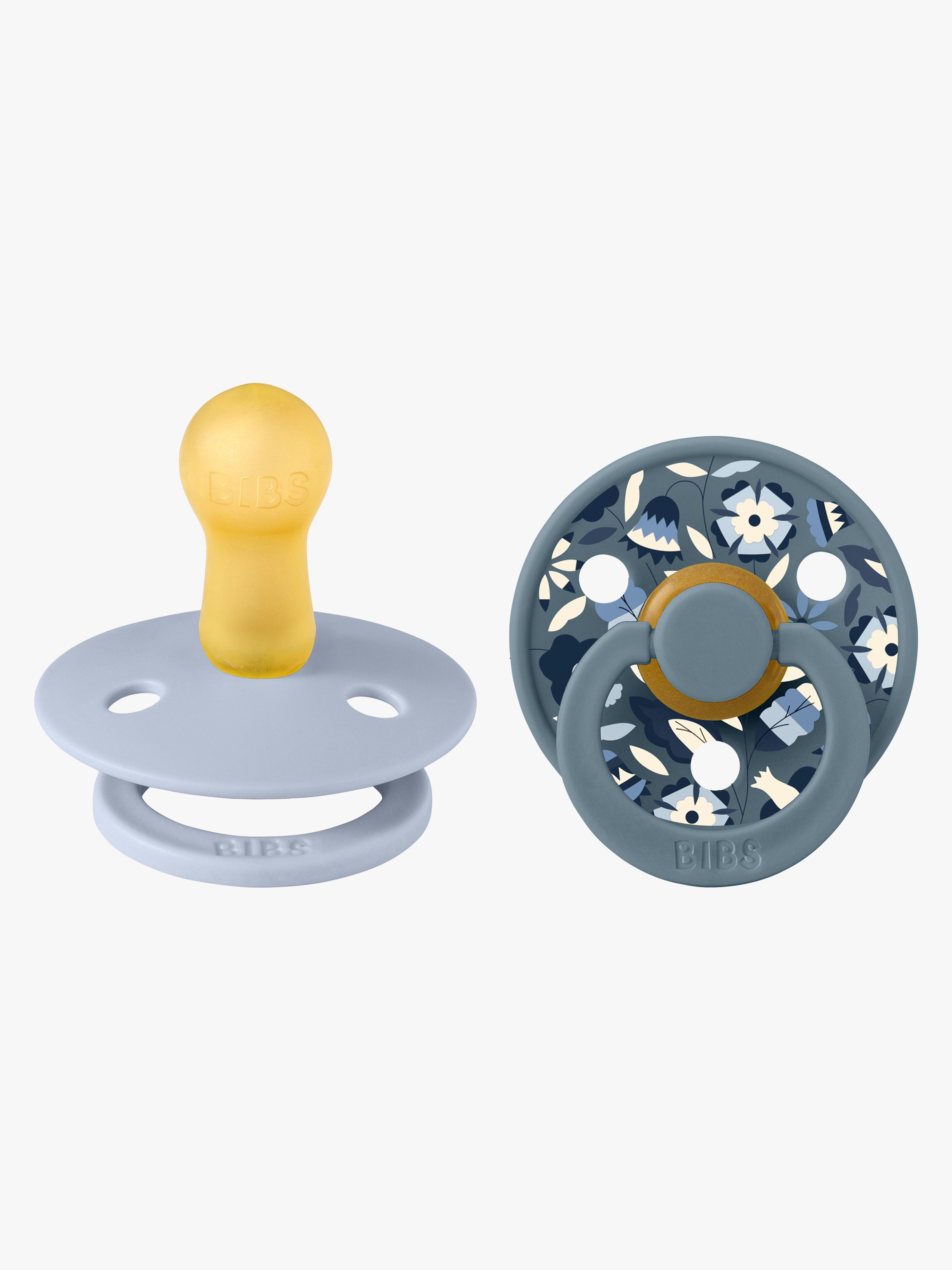 BIBS x Liberty Colour Bobo Napp 2-Pack Latex Stl 2, Ivory Mix