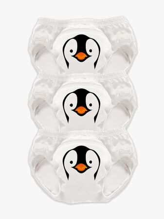 My Carry Potty Pingvin Potträningsbyxor 3-pack, Vit