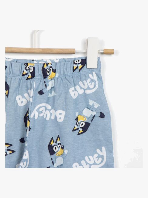 Bluey Pyjamas, Vit/Blå