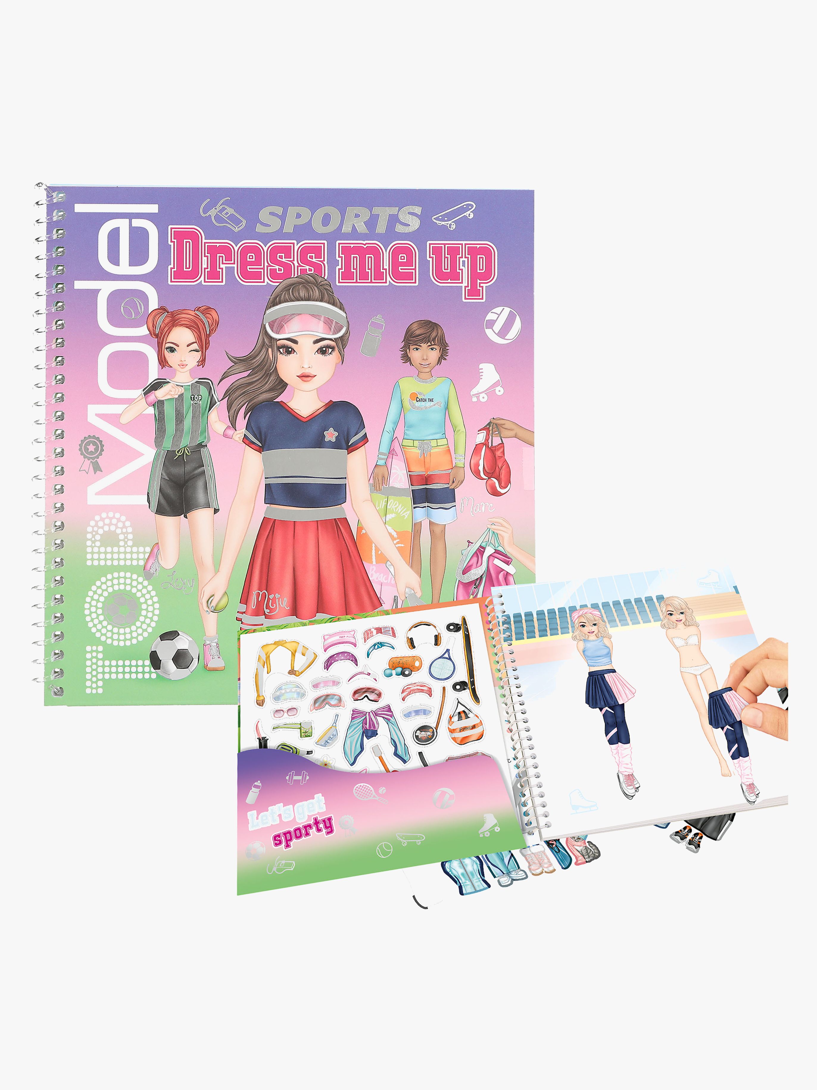 TOPModel Dress Me Up Klistermärkesbok Sport