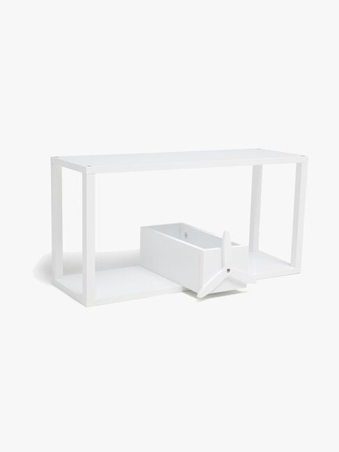 JLY  Flygplan Vägghylla, Vit