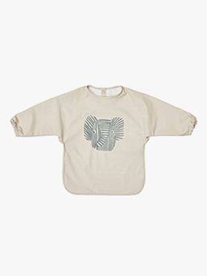 OYOY Erik Elefant  Långärmad Haklapp, Beige