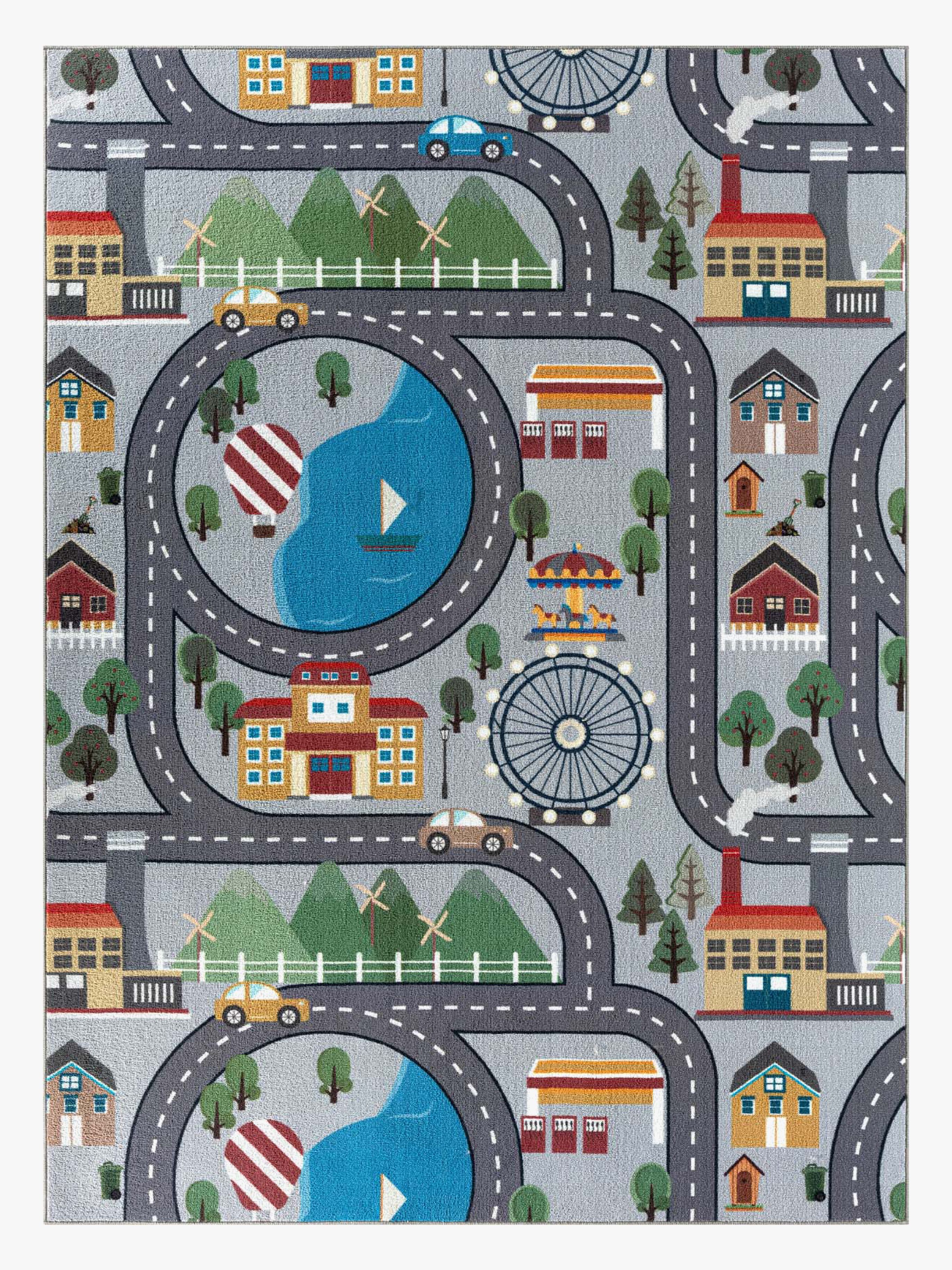 KMCarpets Vägmatta 120x160 cm, Grå
