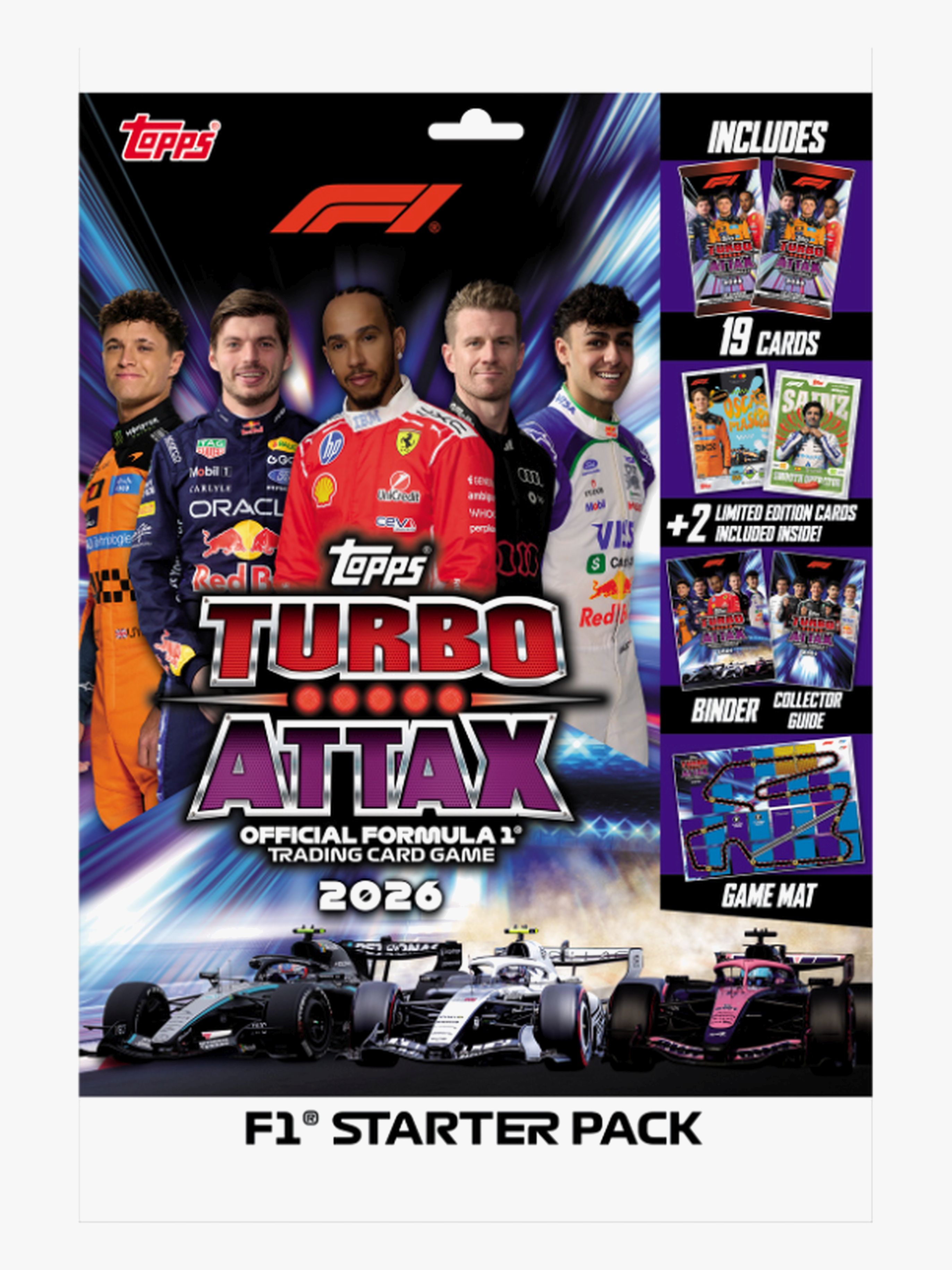 Topps Turbo Attax Formula 1 Samlarkort Starter Pack