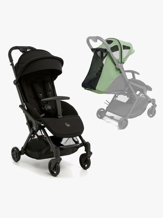 Beemoo Easy Fly Lux 4 Sulky inkl. Breezy Sufflett, Jet Black/Sea Green