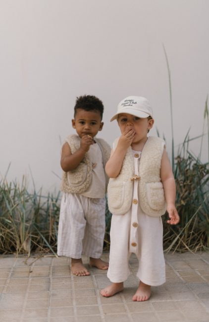 BINIBAMBA Merino Snuggle Väst, Milk