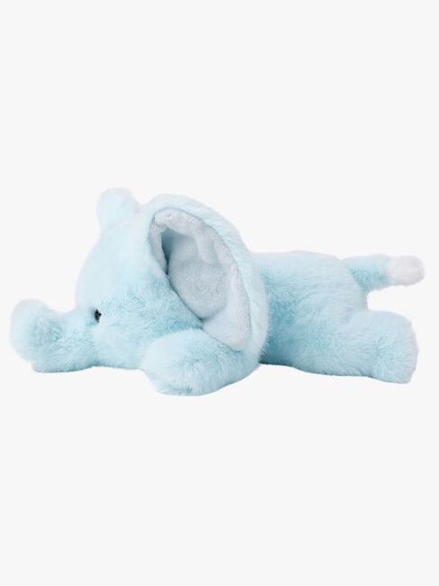 Teddykompaniet Gosedjur Liggande Elefant 34 cm, Ljusblå