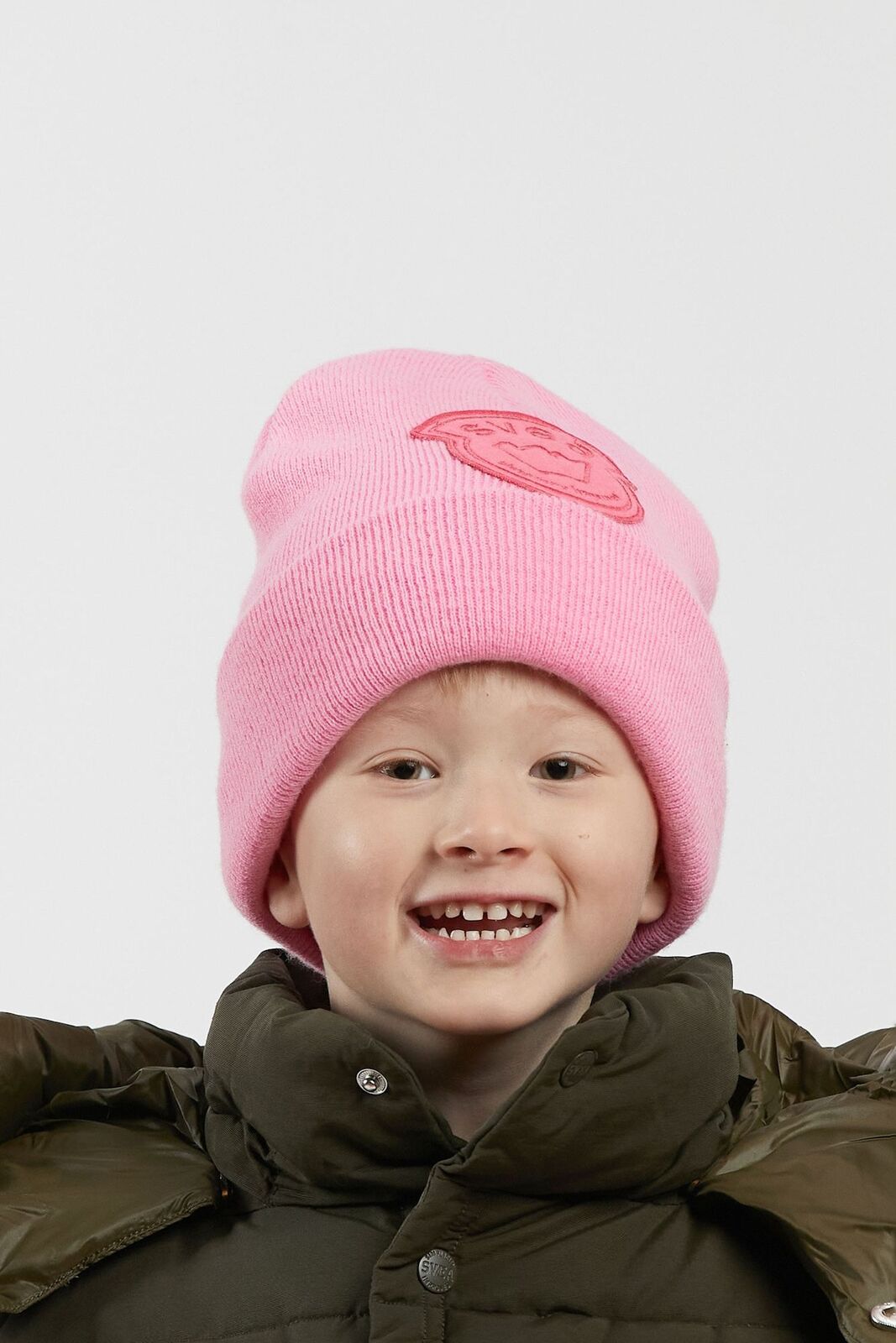 Svea Big Felt Badge Mössa, Cool Pink