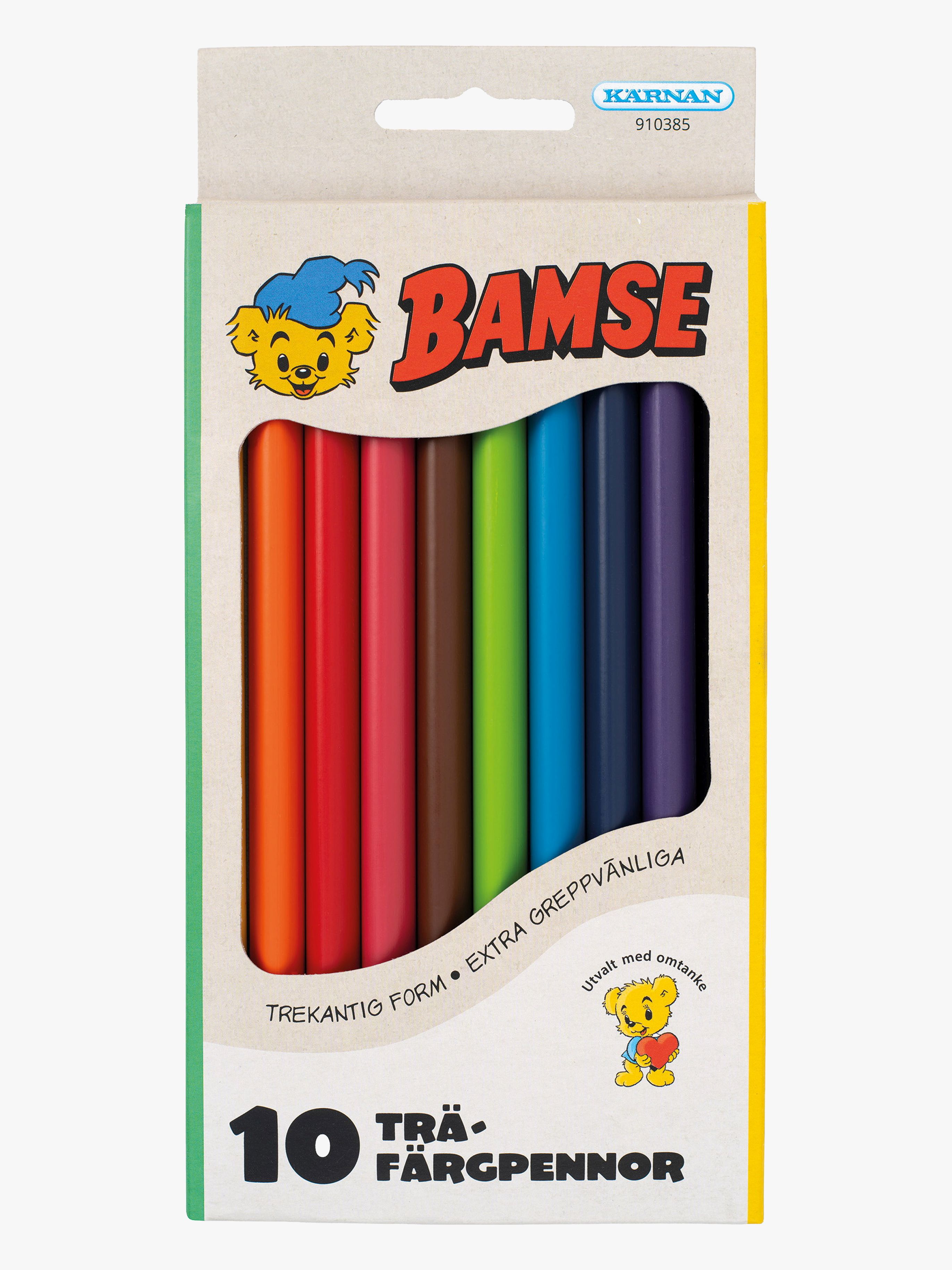 Kärnan Bamse Färgpennor 10-pack