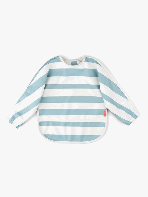 Done By Deer Långärmad Haklapp, Stripes Blue